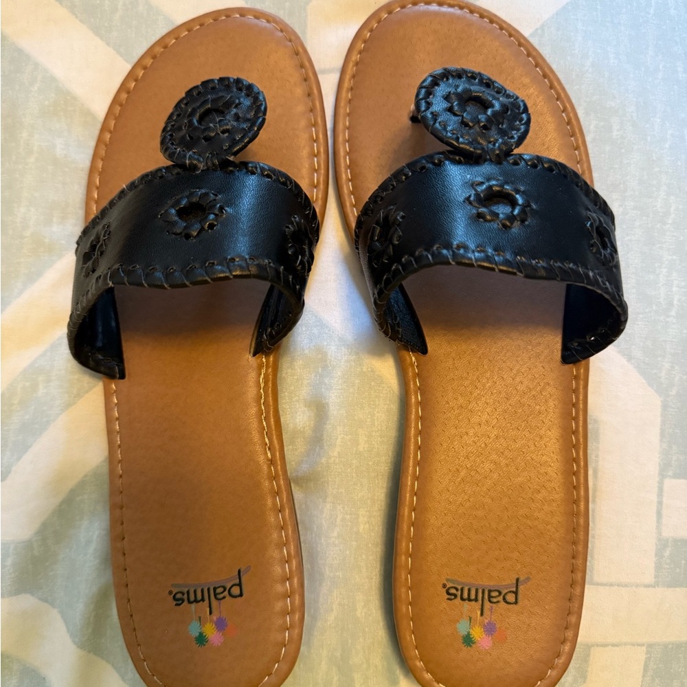 Palms Black Women's Sandals